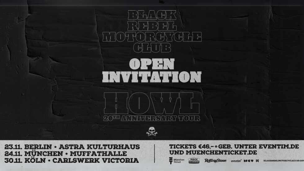 November 2025: Black Rebel Motorcycle Club auf Deutschlandtour!