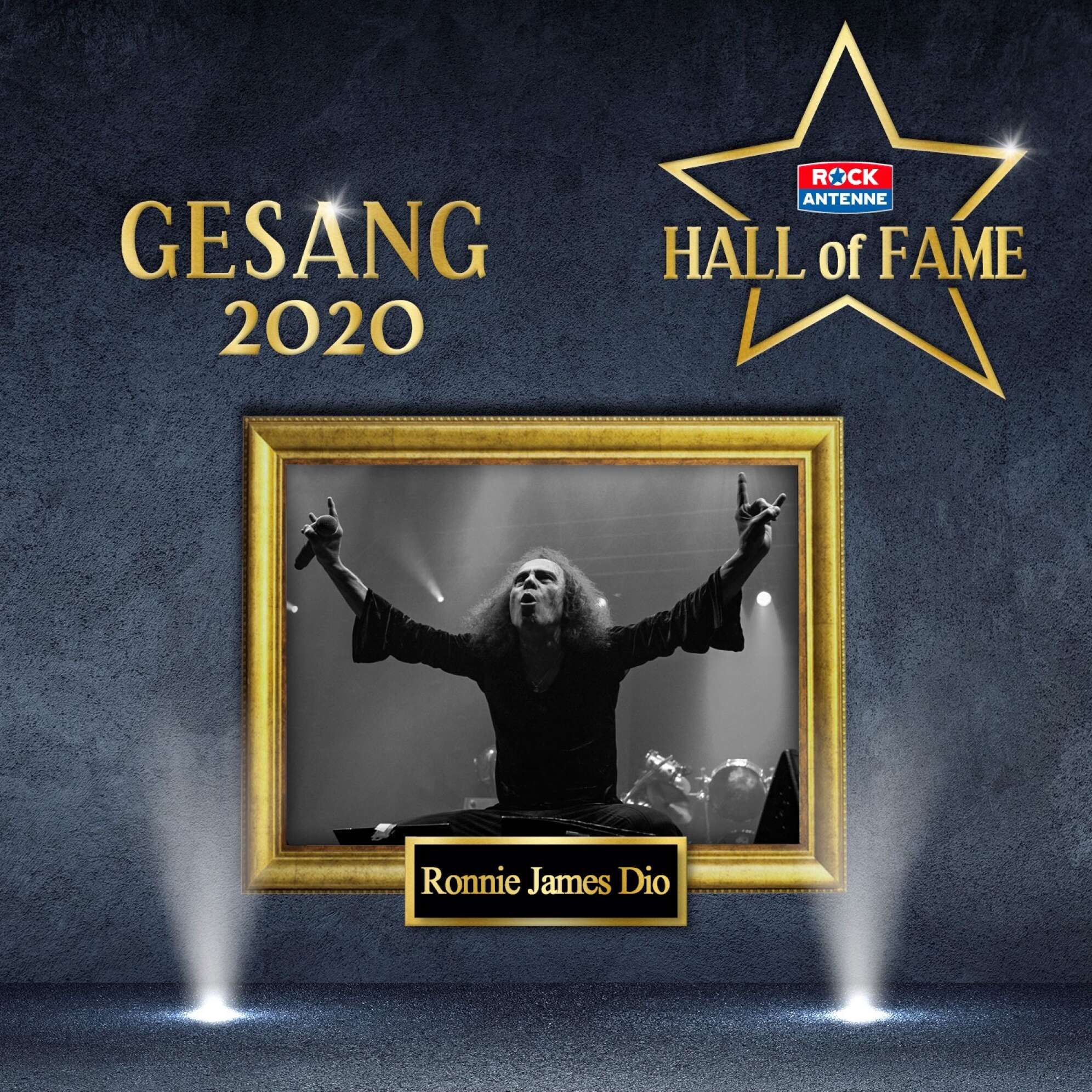 Bild der ROCK ANTENNE Hall of Fame - Gewinner Kategorie Gesang 2020: Ronnie James Dio