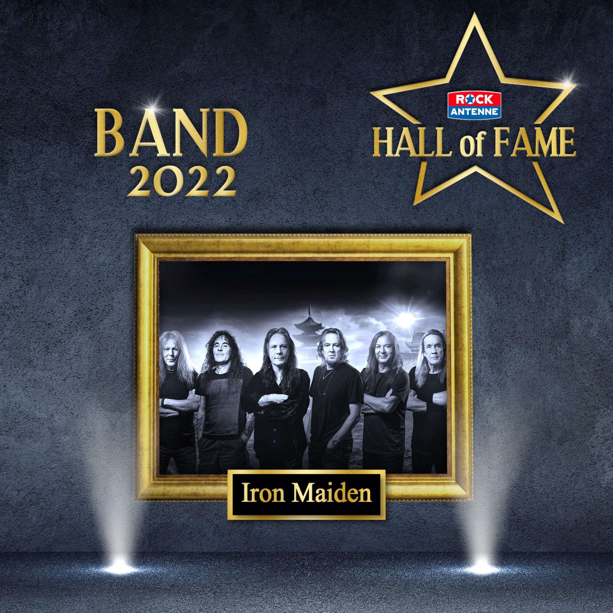 Bild der ROCK ANTENNE Hall of Fame - Gewinner Kategorie Band 2022: Iron Maiden