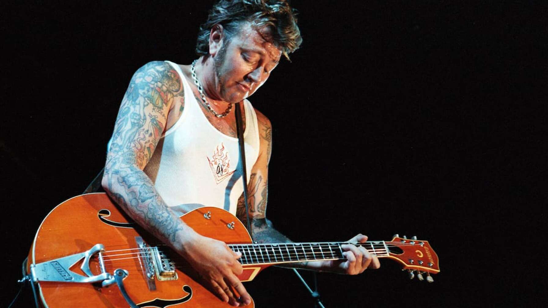 Brian Setzer auf der Bühne