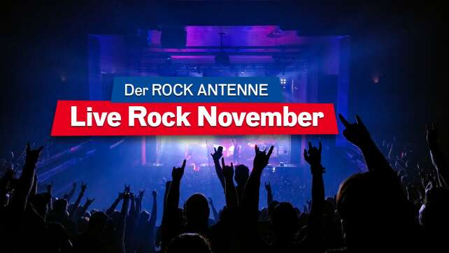 Live Rock November: Jetzt Wunsch-Konzert aussuchen & Tickets abstauben!