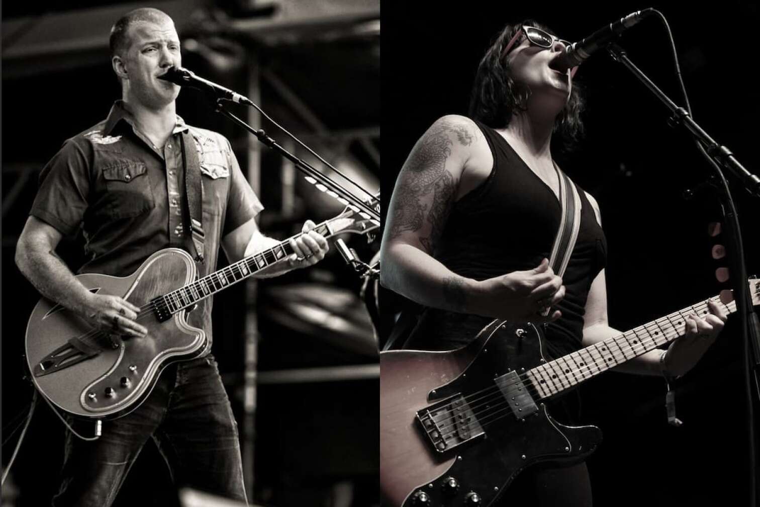 Josh Homme und Brody Dalle