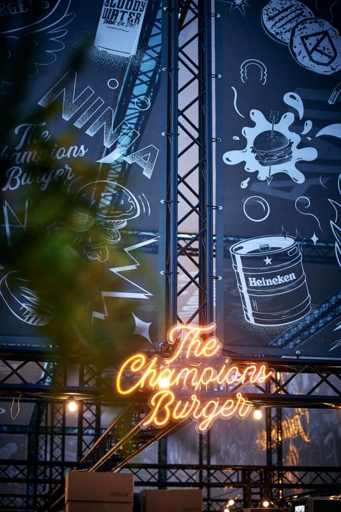 The Champions Burger - der Eingang