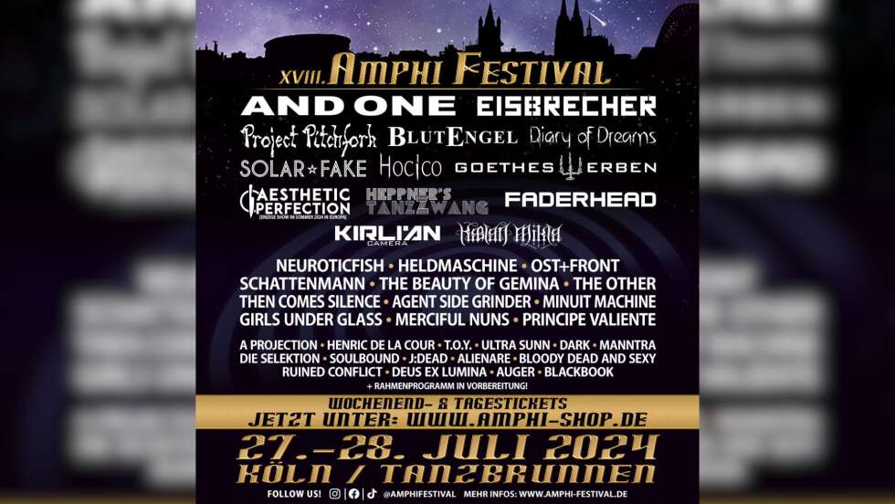 27.-28.07.2024: AMPHI FESTIVAL / Köln
