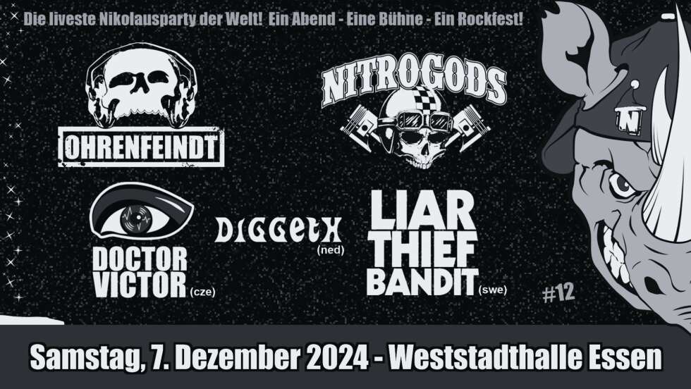 07.12.2024: NIKOLAUT FESTIVAL 2024 live in Essen