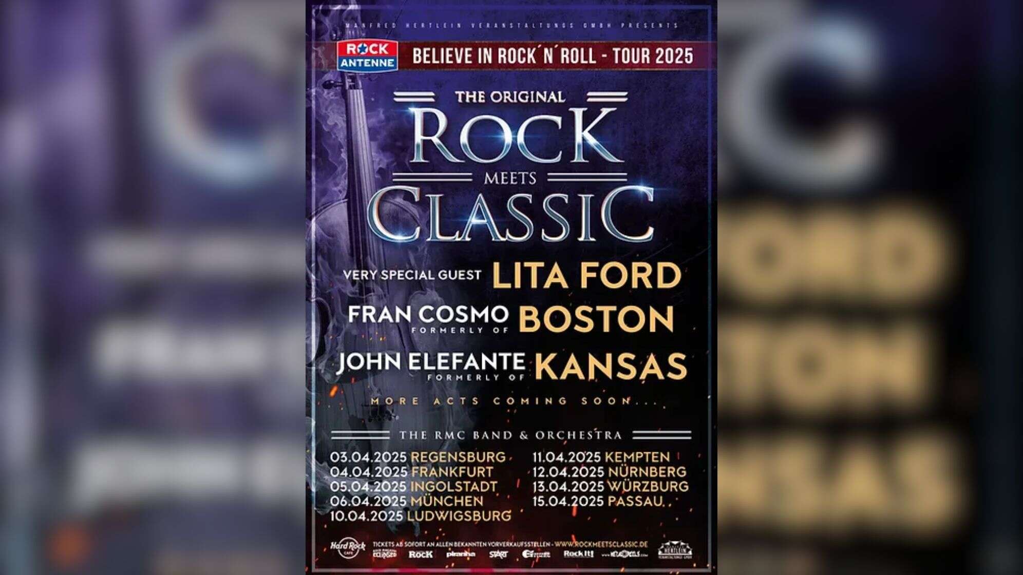 Rock Meets Classic Lita Ford ist 2025 mit dabei