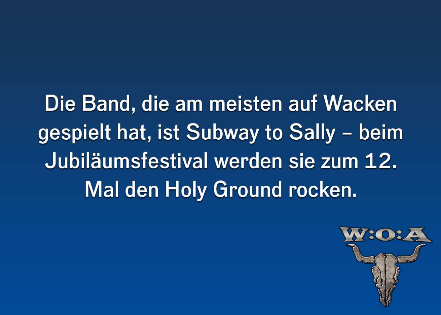 10 Rockfakten über das WACKEN OPEN AIR