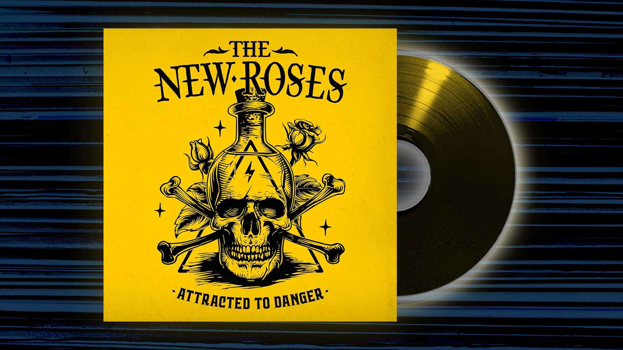 Das Albumcover von The New Roses - Attracted To Danger