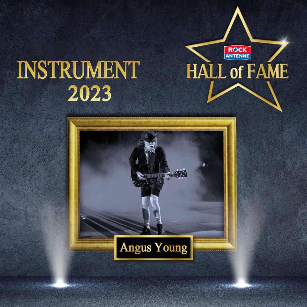 Der Gewinner der ROCK ANTENNE Hall of Fame 2023 in der Kategorie Instrument: Angus Young