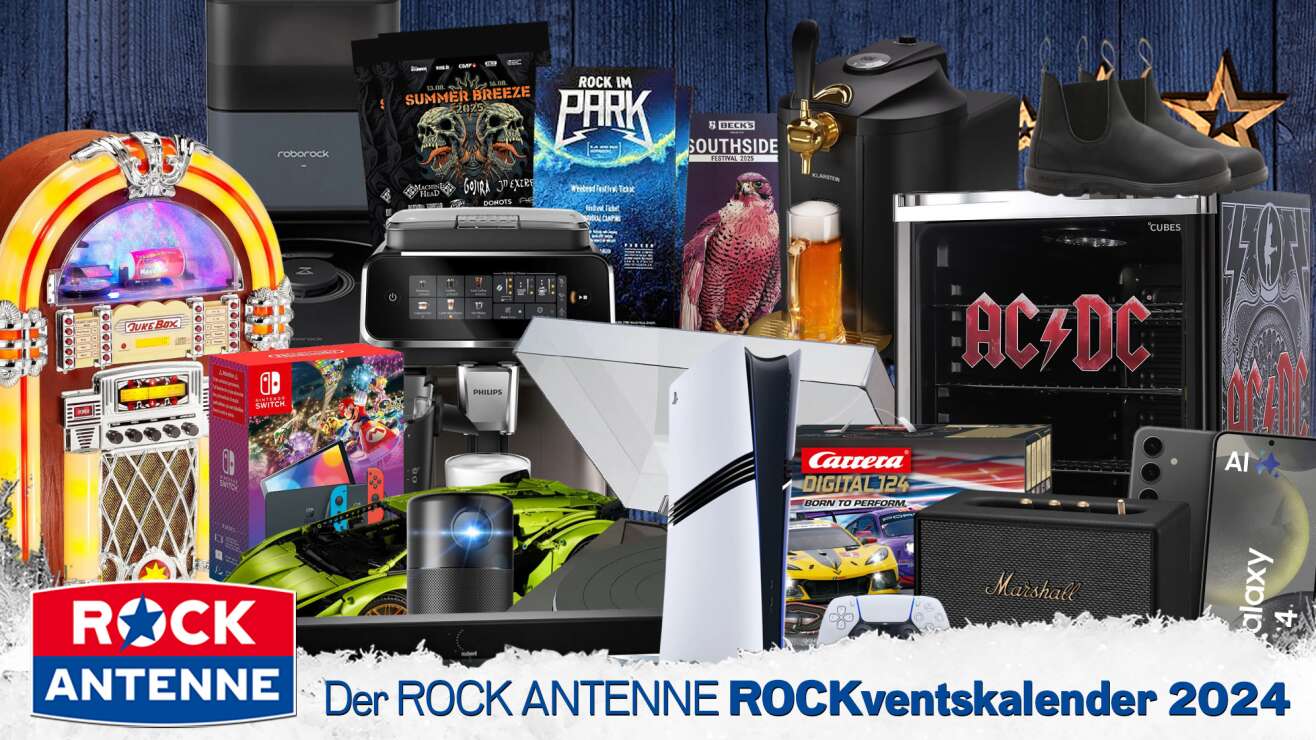 Der Original ROCK ANTENNE ROCKventskalender 2024: Täglich Geschenke sichern!